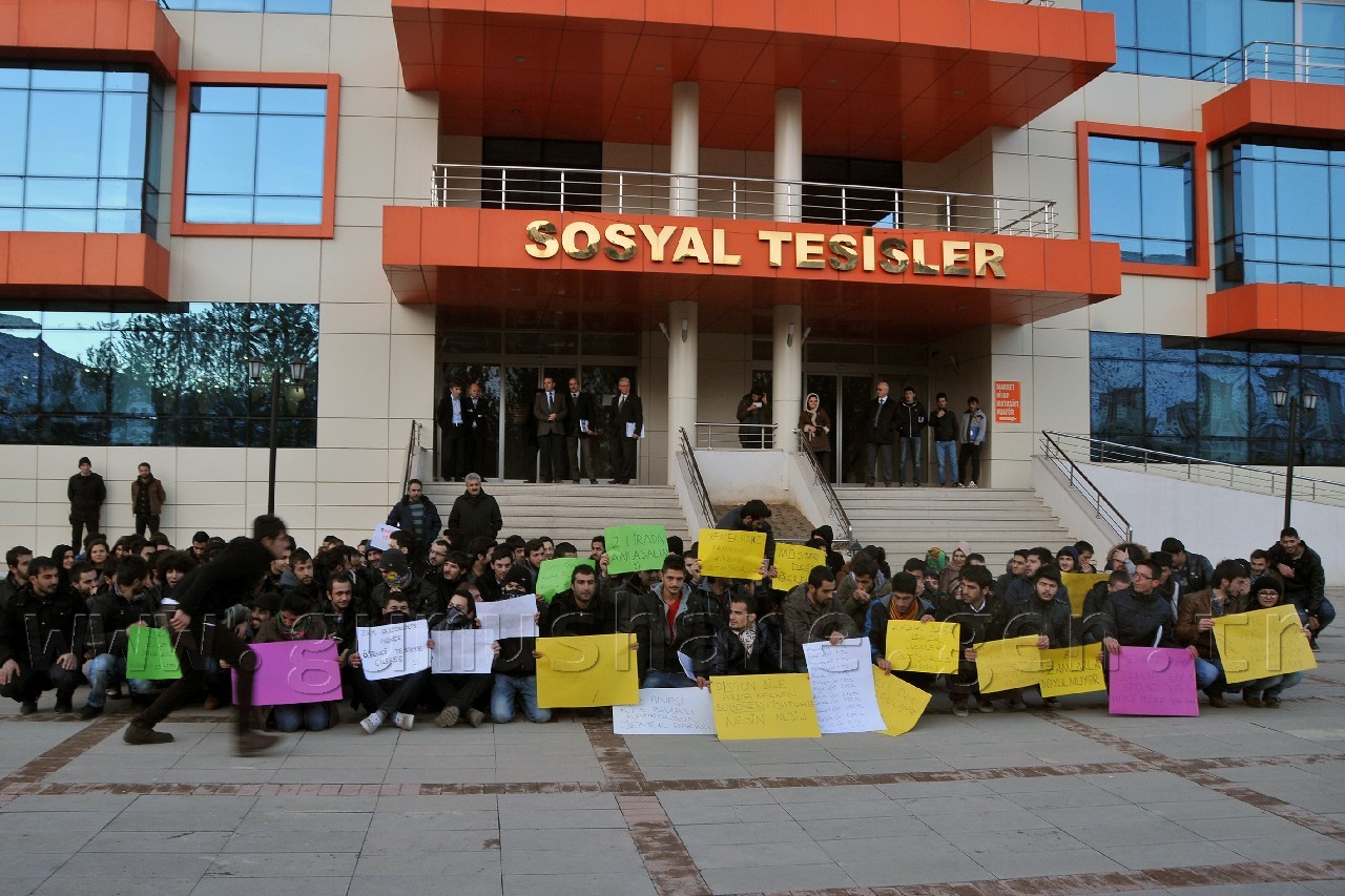 Gümüşhane Üniversitesinde Yemek Zammı Protestosu 4