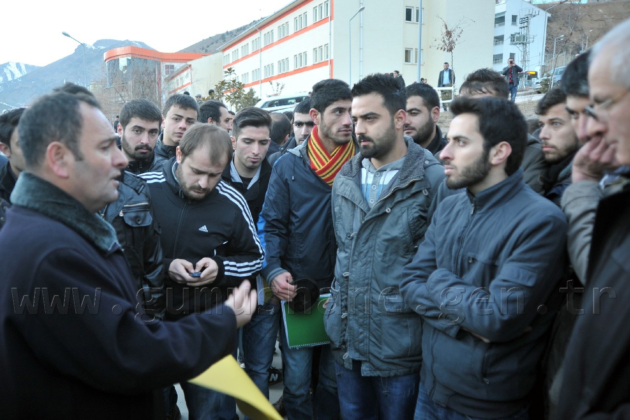 Gümüşhane Üniversitesinde Yemek Zammı Protestosu 6