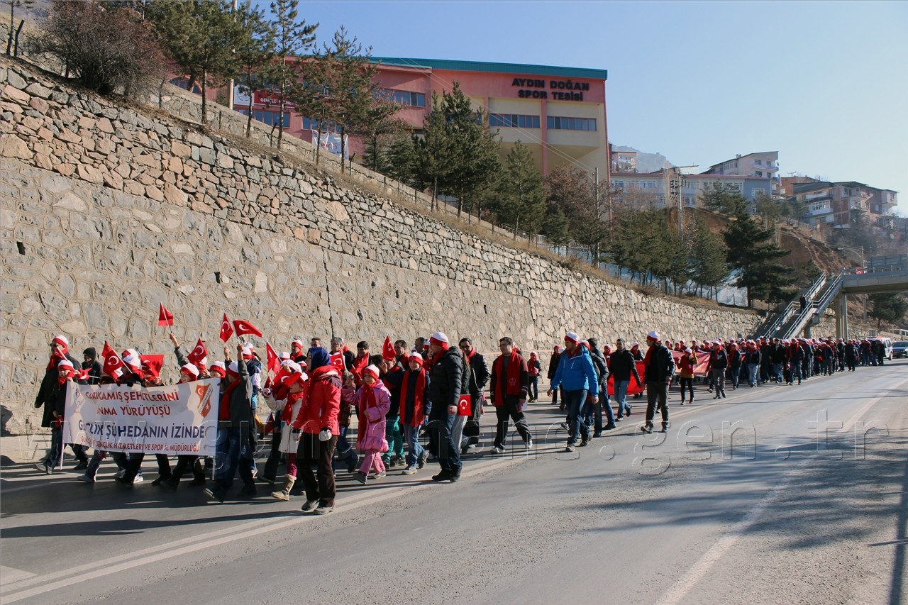 Gümüşhane Sarıkamış Şehitleri İçin Yürüdü 2