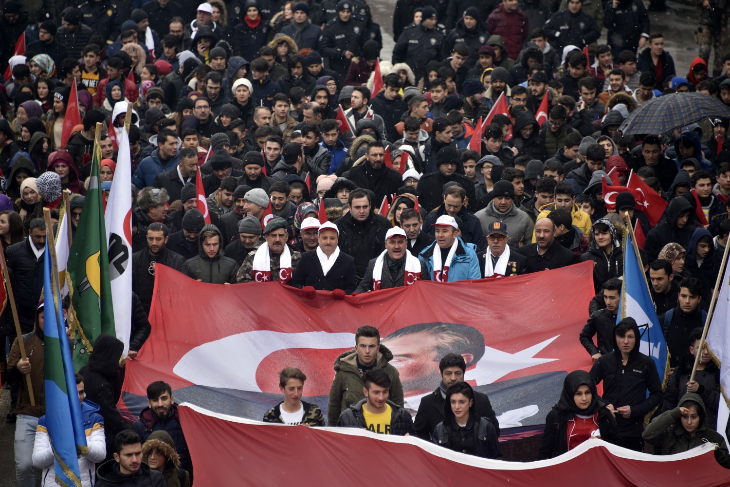 Gümüşhane Sarıkamış Şehitleri için yürüdü 30