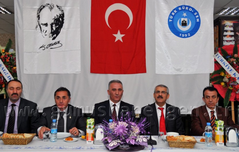 Türk Büro-Sen Genel Başkanı Yokuş Gümüşhane'de 1