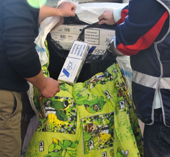 Gümüşhane'de 61 Bin 440 Paket Kaçak Sigara Ele Geçirildi 3