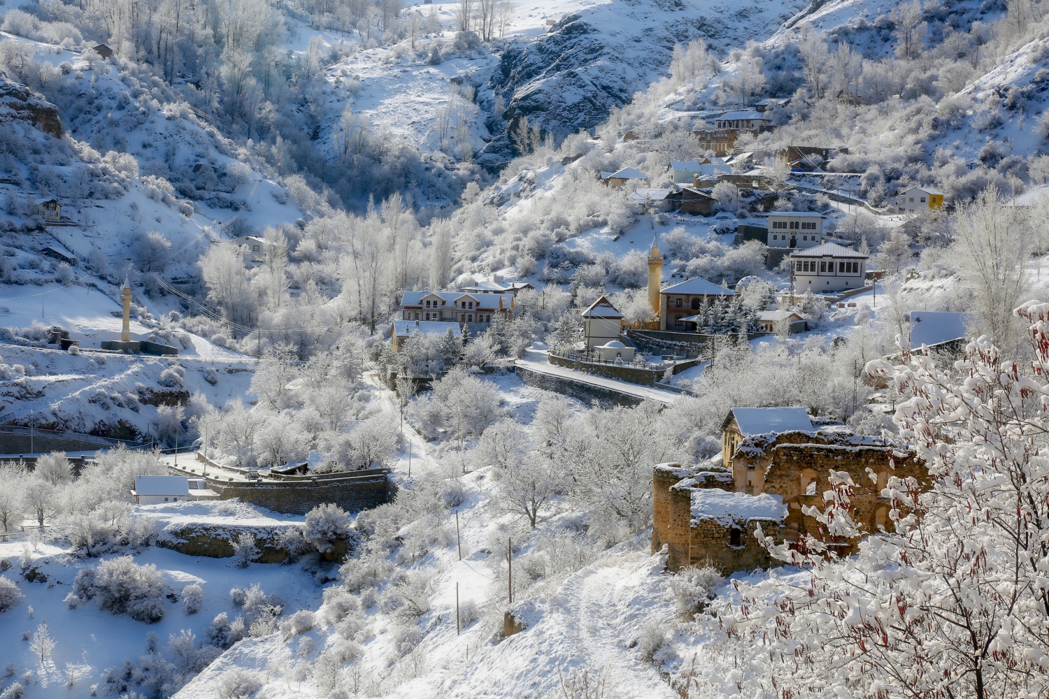 Süleymaniye’de kış güzelliği 9