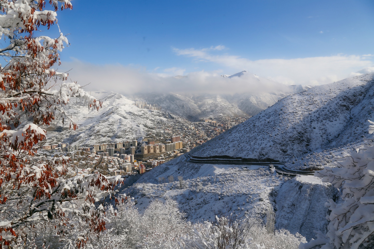 Süleymaniye’de kış güzelliği 11