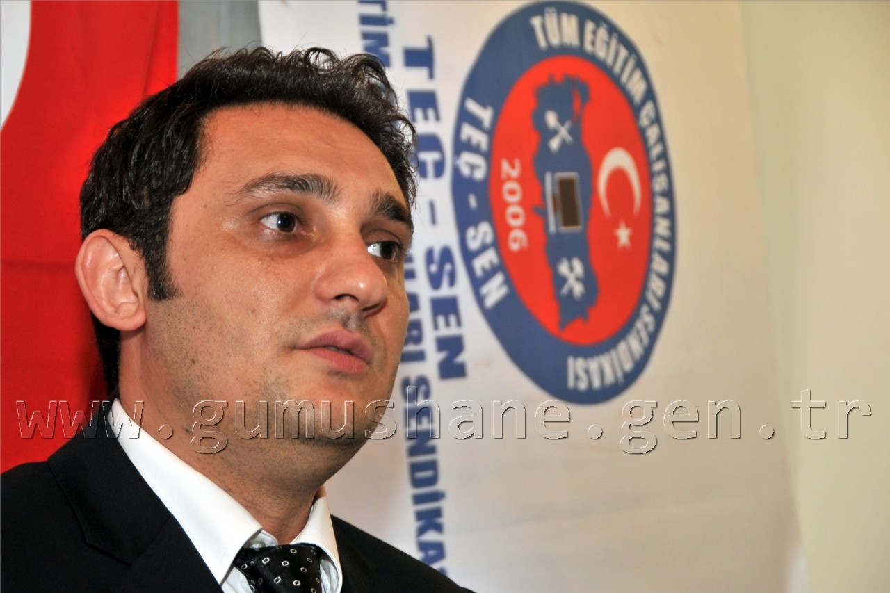 TEÇ-SEN Genel Başkanı Ümit Demirel Gümüşhane'de 1