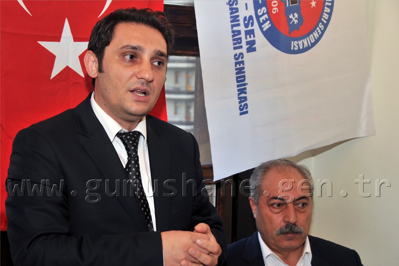 TEÇ-SEN Genel Başkanı Ümit Demirel Gümüşhane'de 2