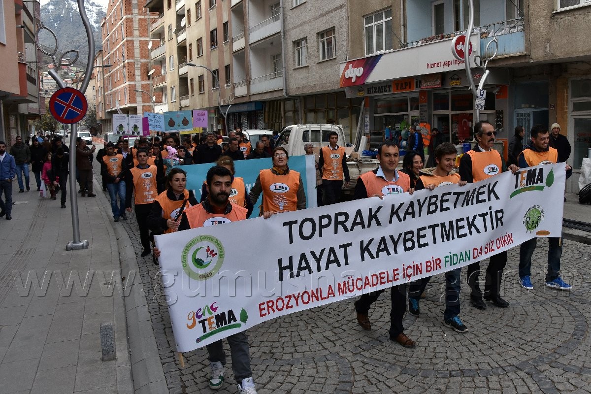 Gümüşhane'de Toprağa Saygı Yürüyüşü Düzenlendi 1