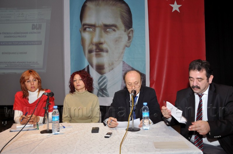 Demiryolu ÇED Toplantısı Gümüşhane'de Yapıldı 3