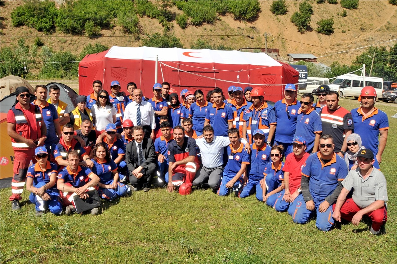 Bölge UMKE Tatbikatı Gümüşhane'de Yapıldı 13