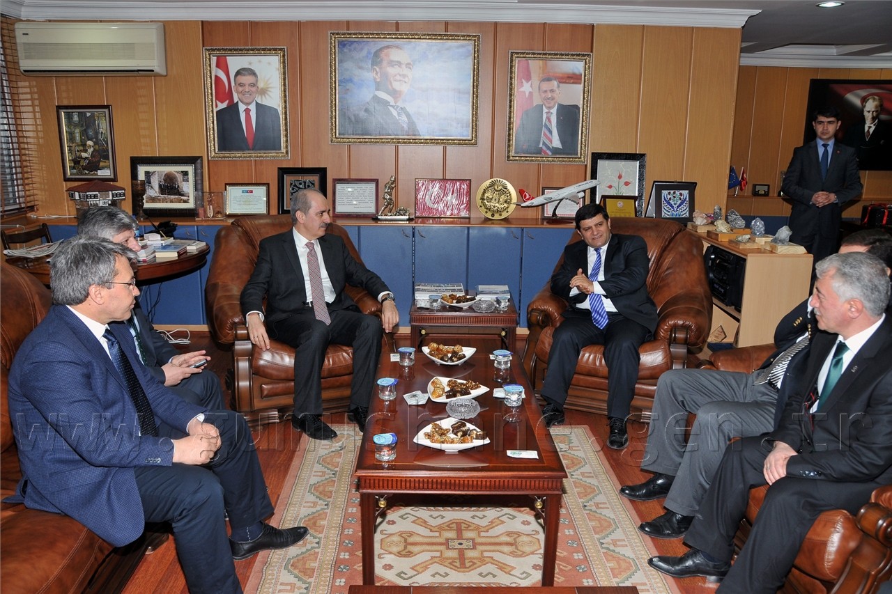 Kurtulmuş Vali Mayda'yı Makamında Ziyaret Etti 2