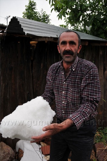 Gümüşhane'yi Etkili Yağış ve Dolu Vurdu   6