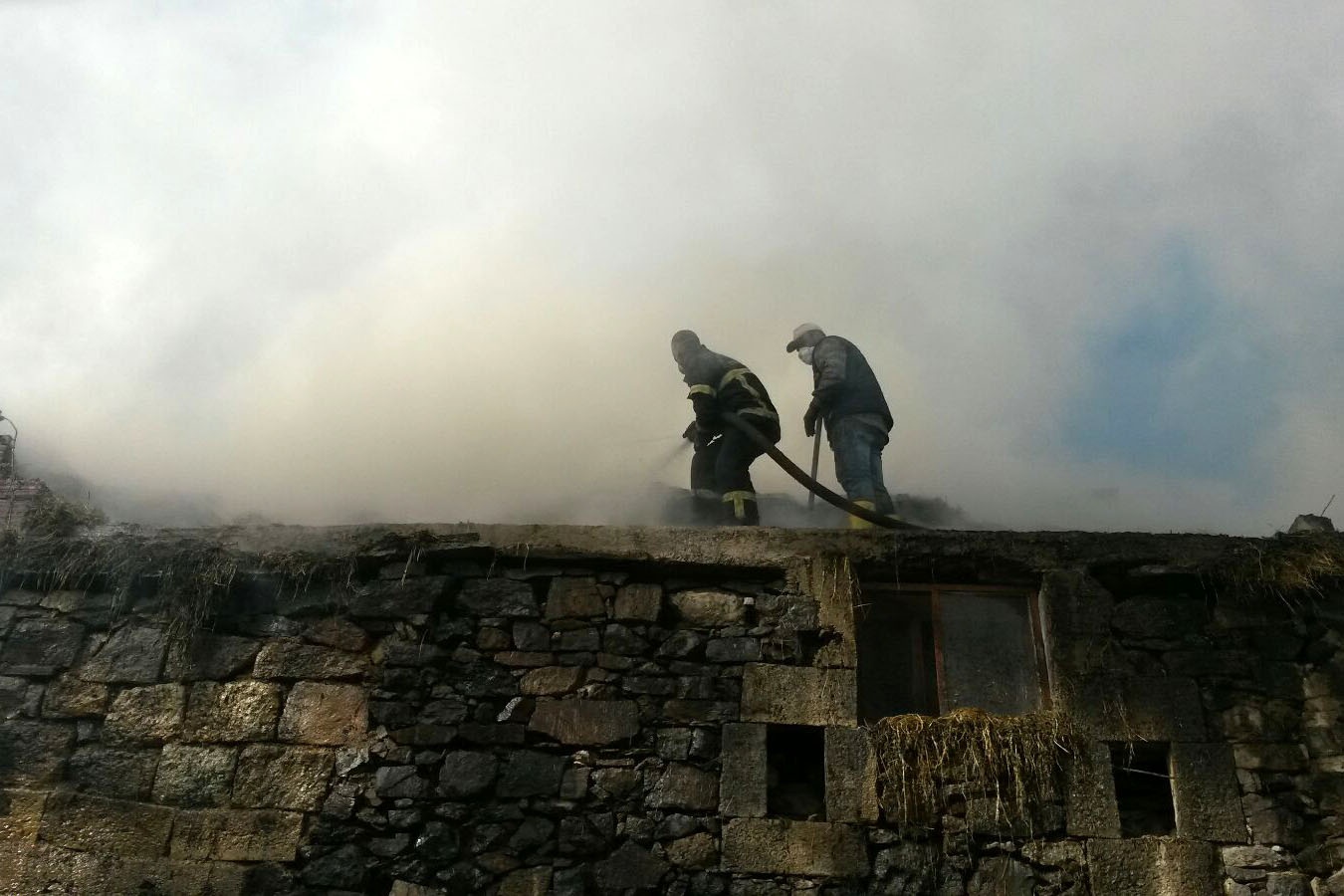 Gümüşhane’de yangın 1