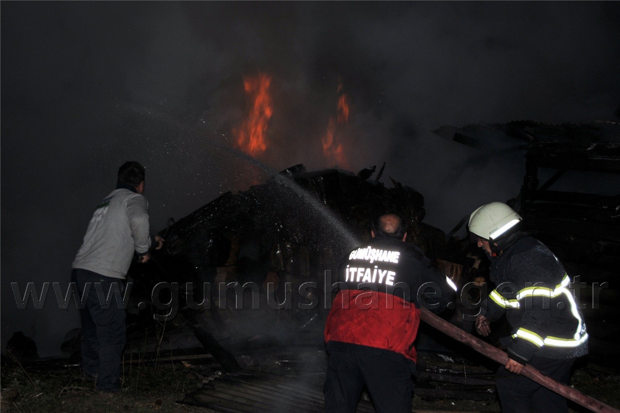 Gümüşhane'de Korku Dolu Anlar 1