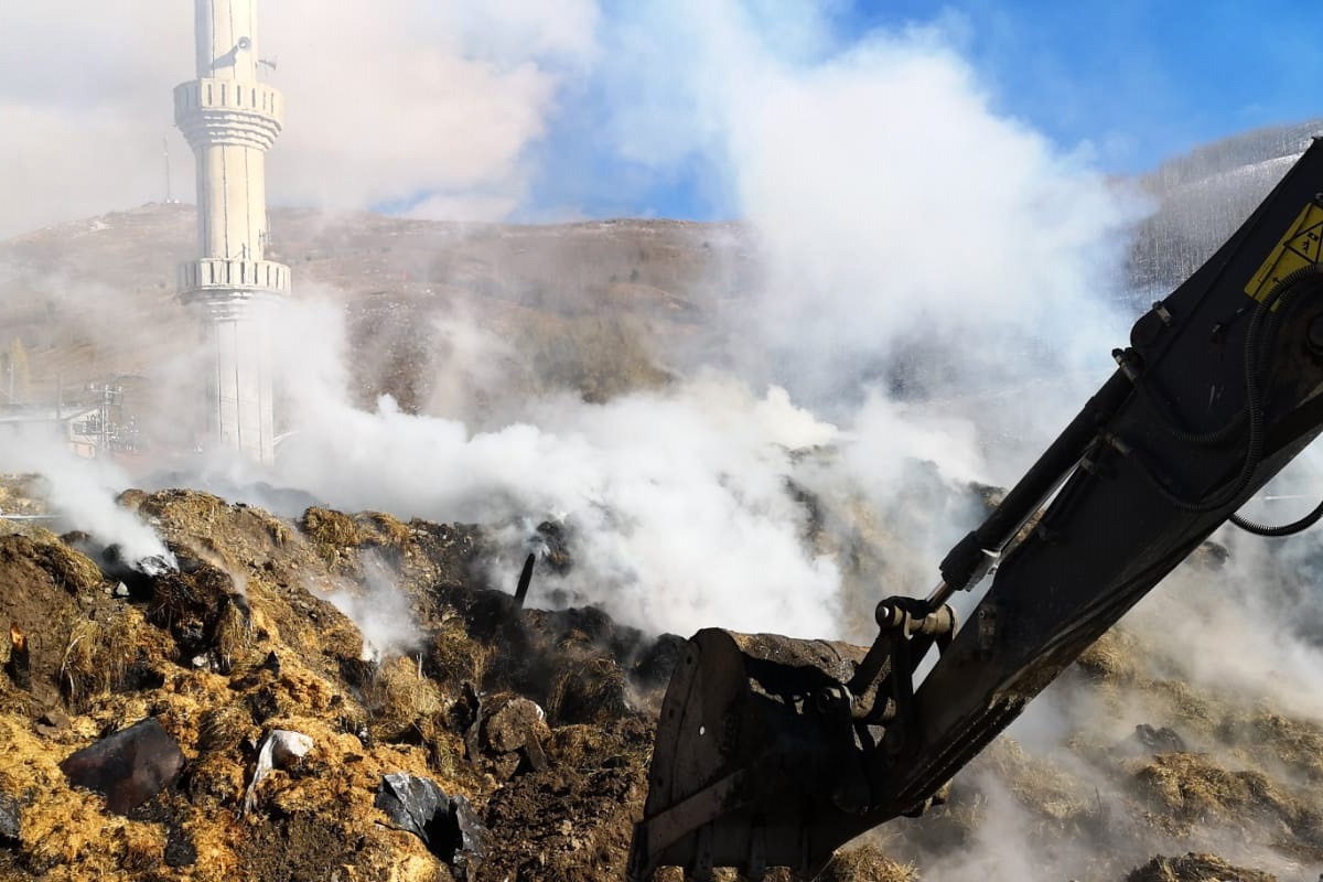 Gümüşhane’de yangın 3