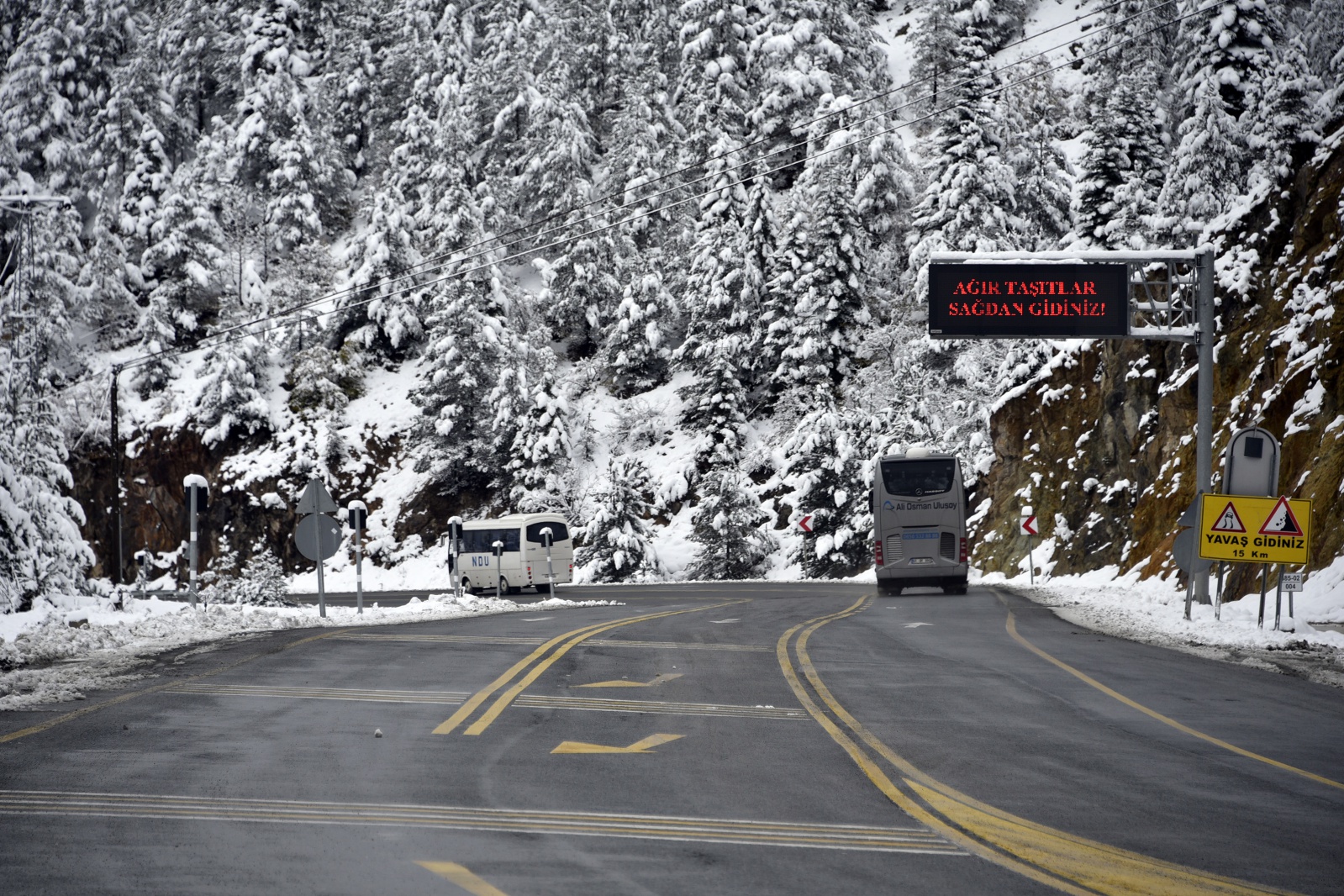 Zigana dağı beyaz gelinliğini giydi 13