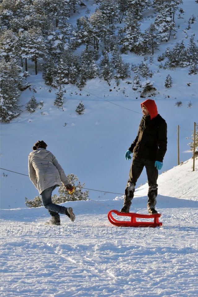 Zigana'da Kayak Keyfi Başladı 11