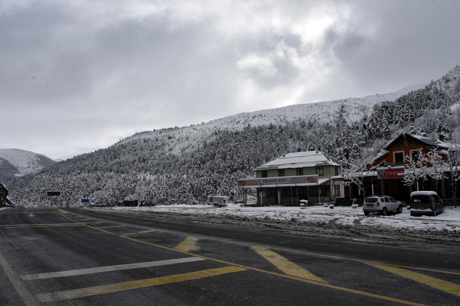 Zigana dağı beyaz gelinliğini giydi 9
