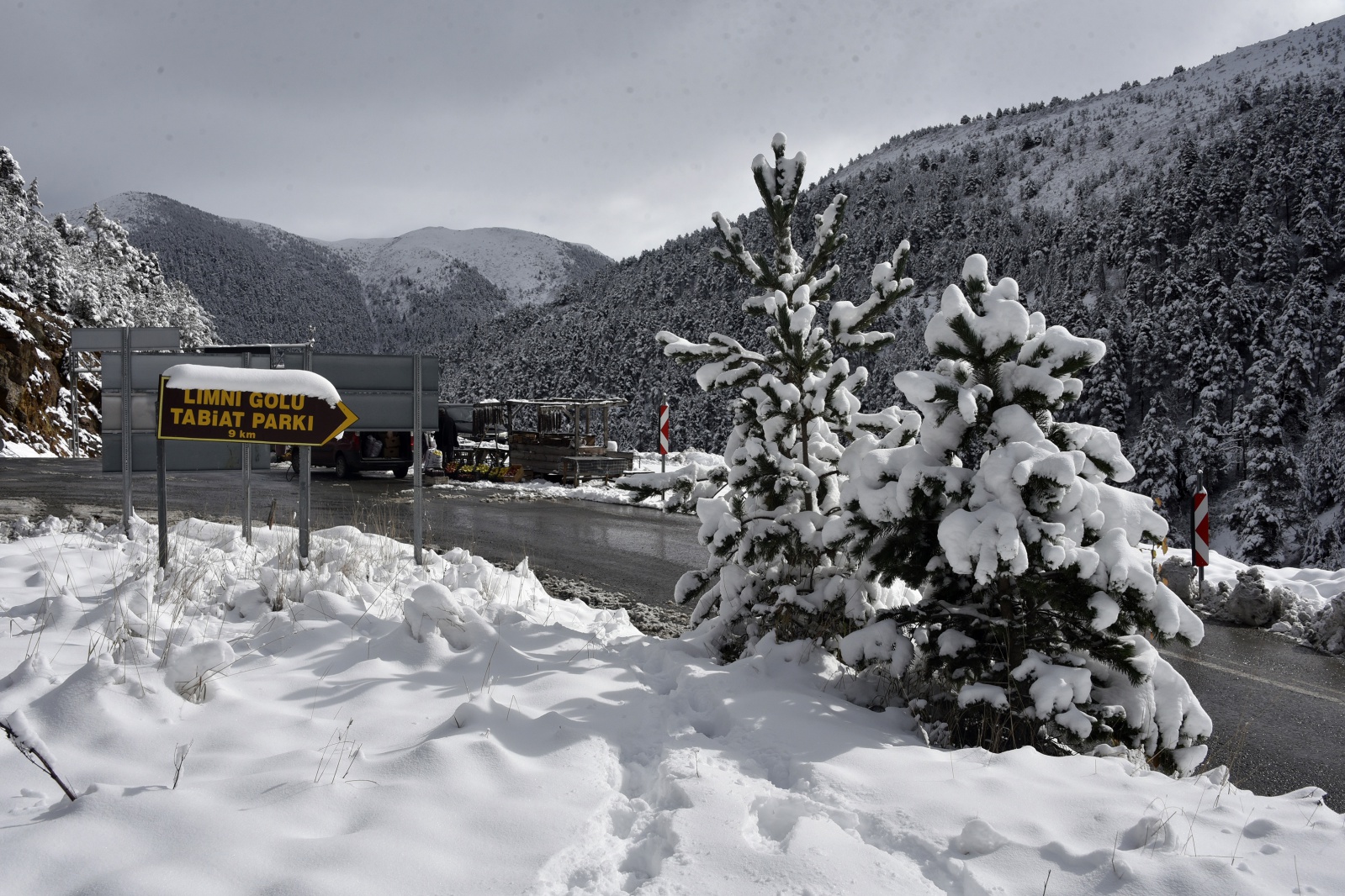 Zigana dağı beyaz gelinliğini giydi 10