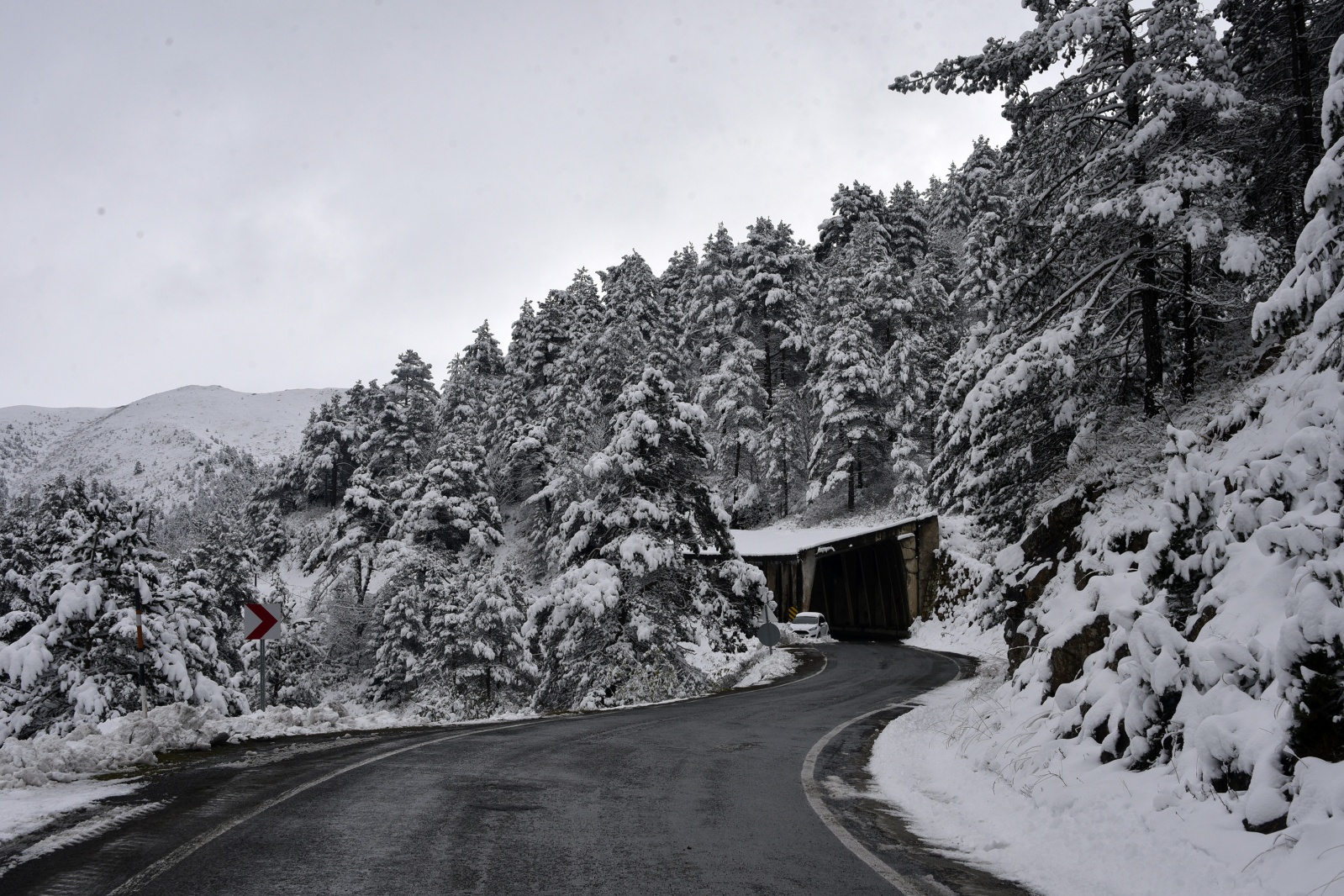 Zigana dağı beyaz gelinliğini giydi 5