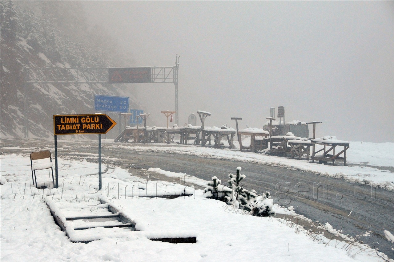 Zigana Dağında Kar Sürprizi 9