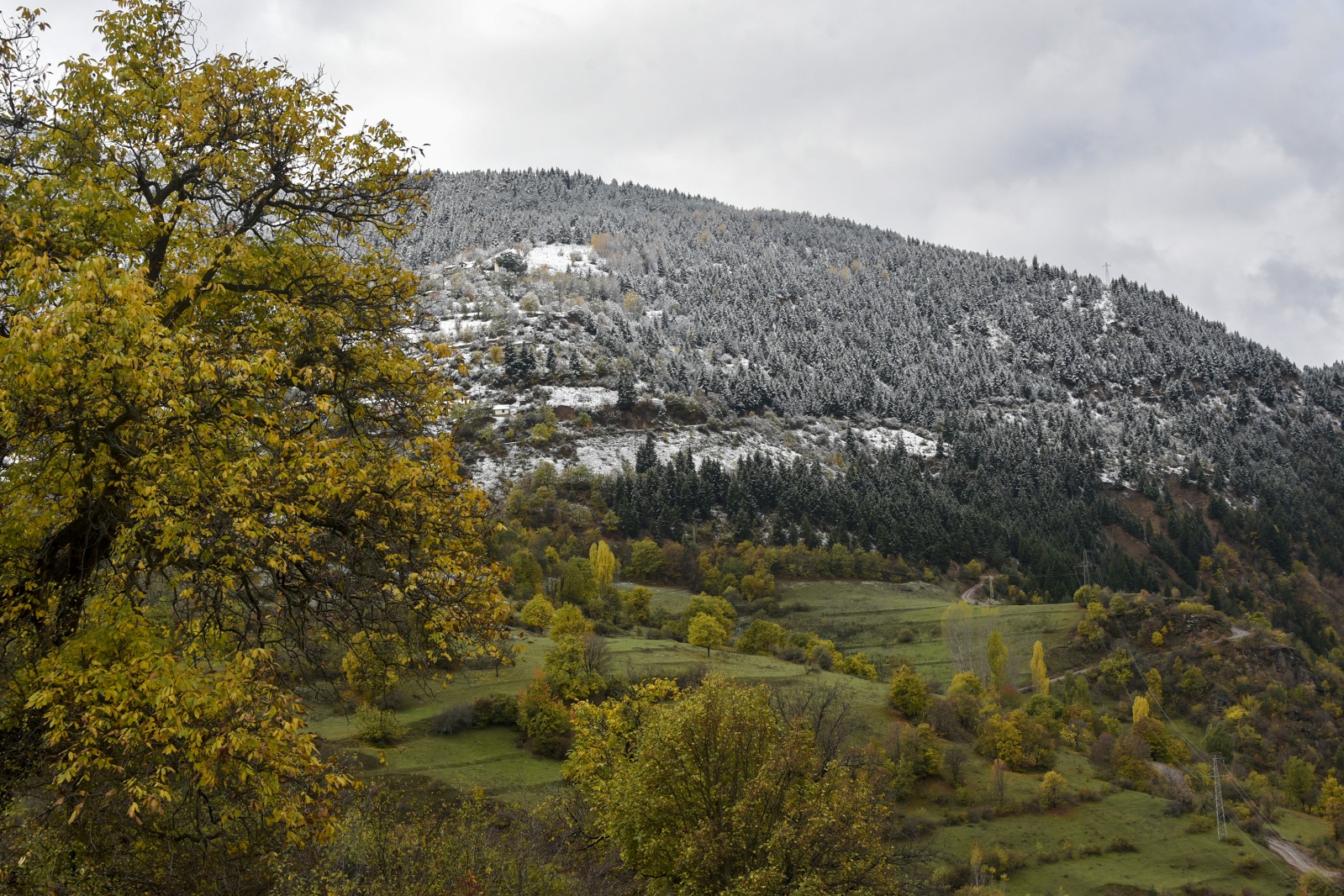 Zigana dağı beyaz gelinliğini giydi 19