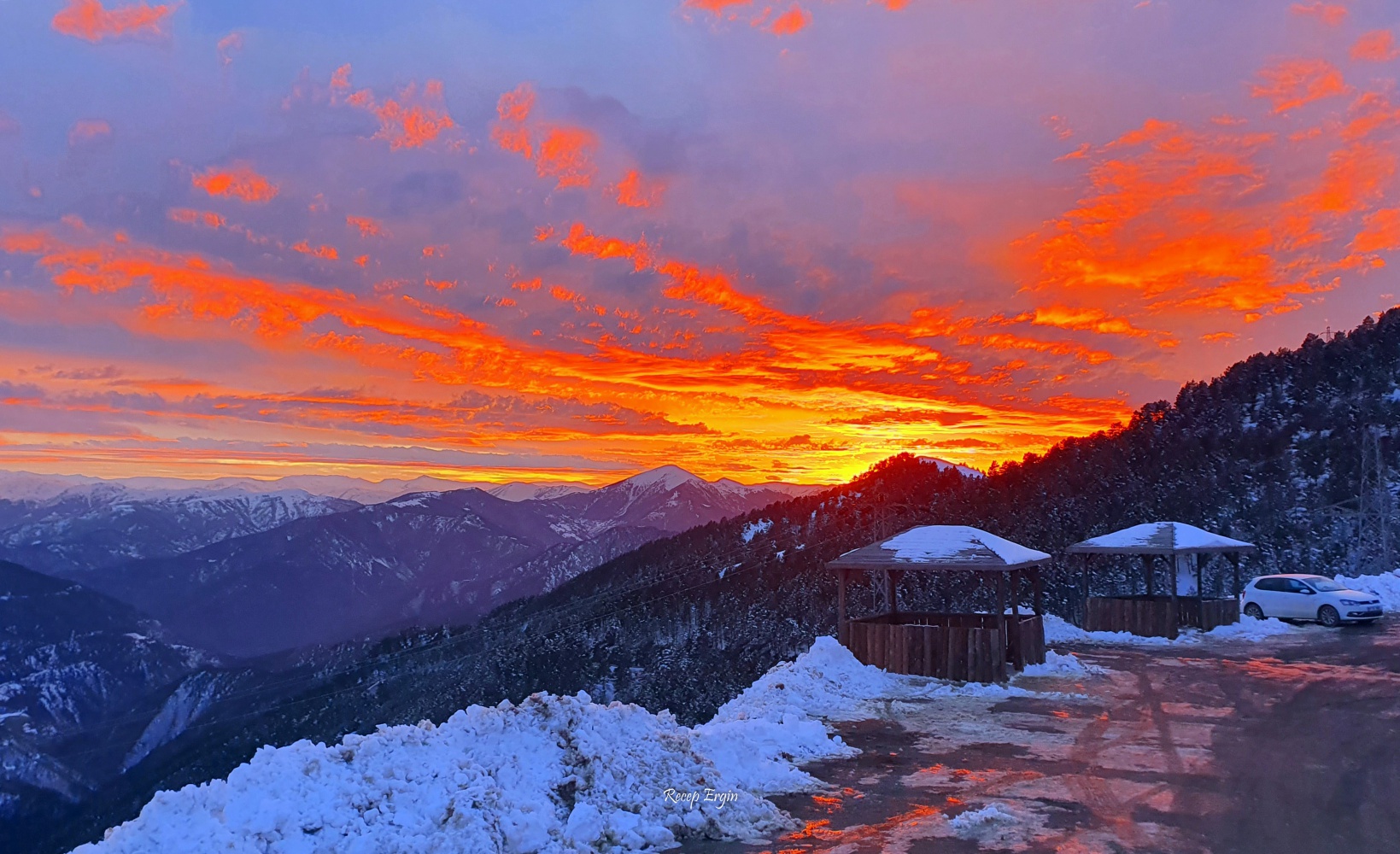 Zigana Dağında muhteşem günbatımı manzaraları 5