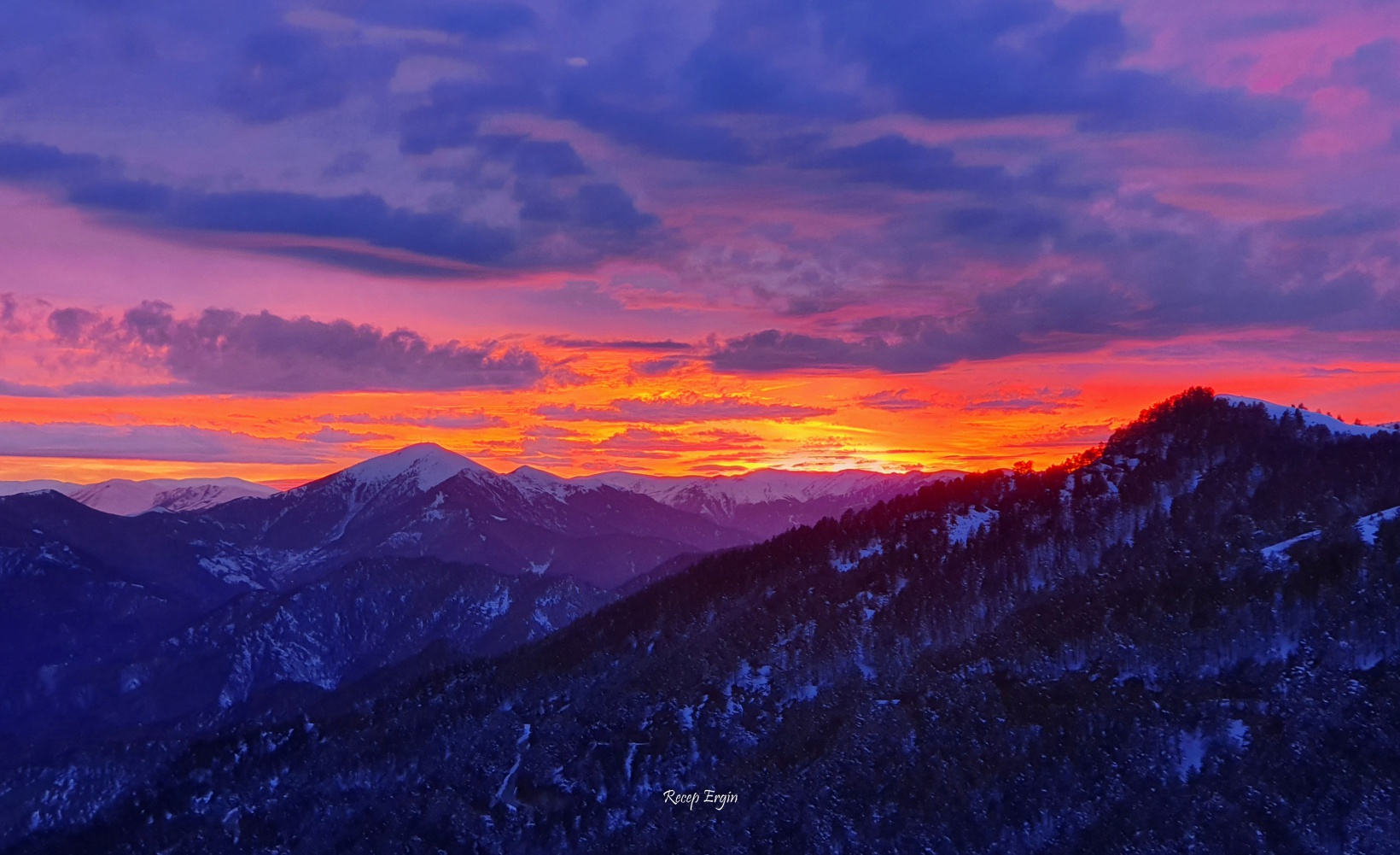 Zigana Dağında muhteşem günbatımı manzaraları 2