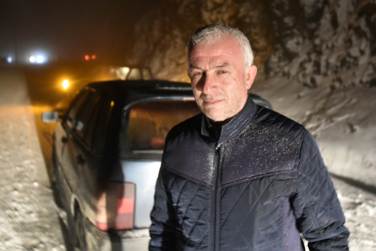 Kar yağışı Zigana dağı geçidinde ulaşımı aksattı 5