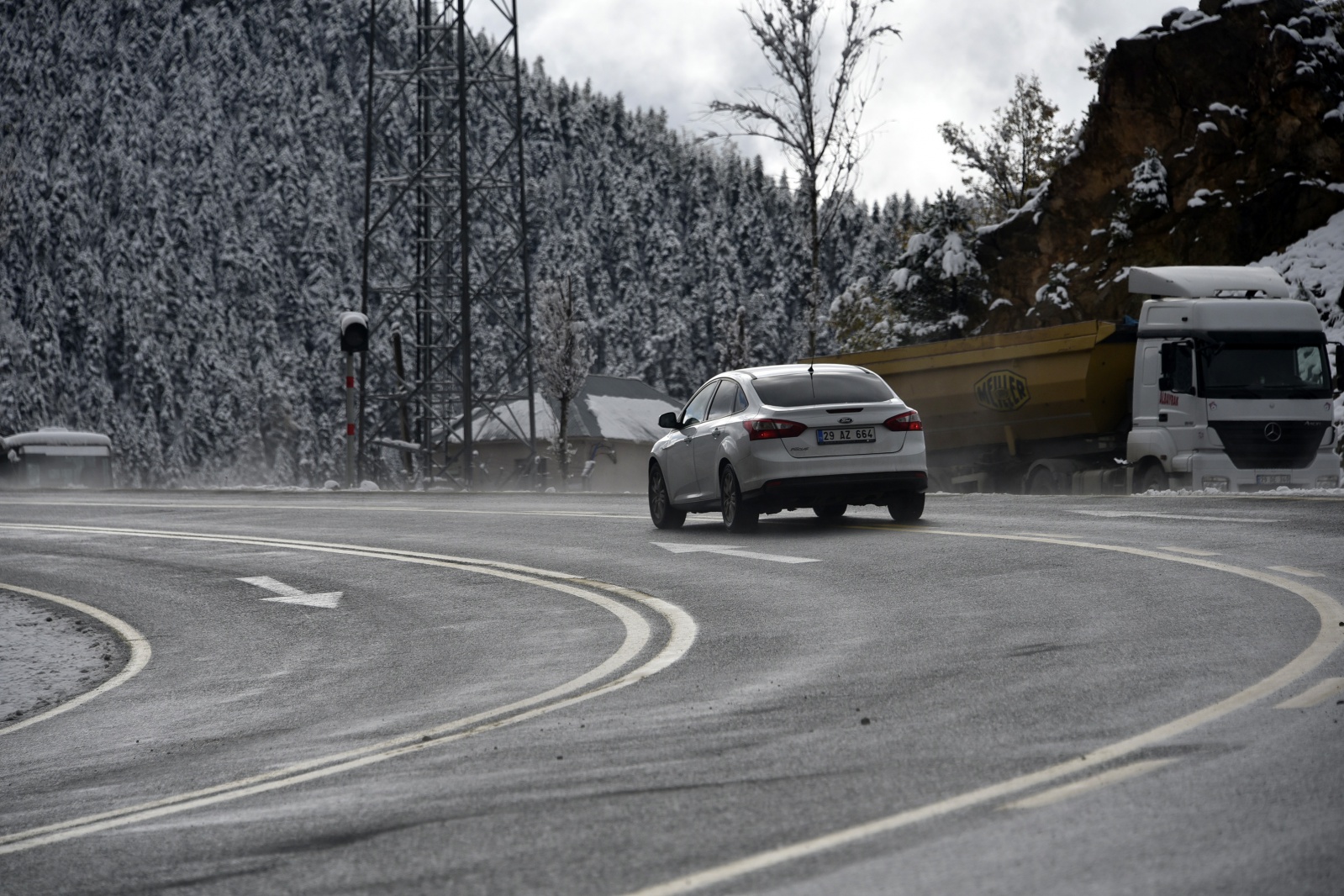 Zigana dağı beyaz gelinliğini giydi 7