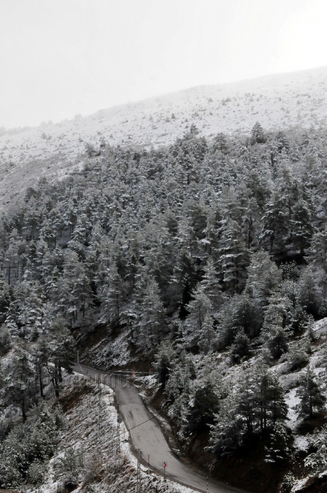 Zigana Dağı Beyaza Büründü 12