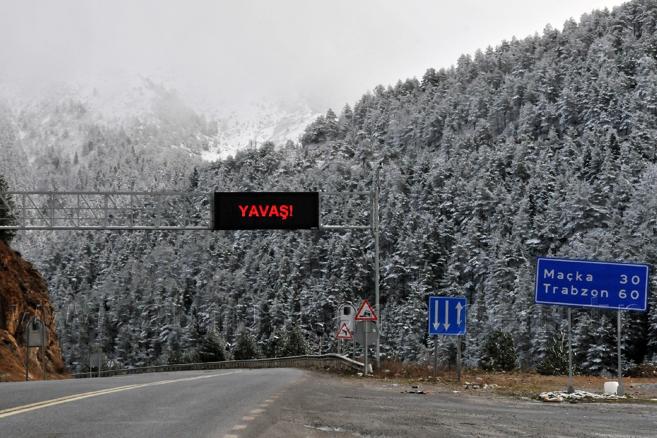 Zigana Dağı Beyaza Büründü 14