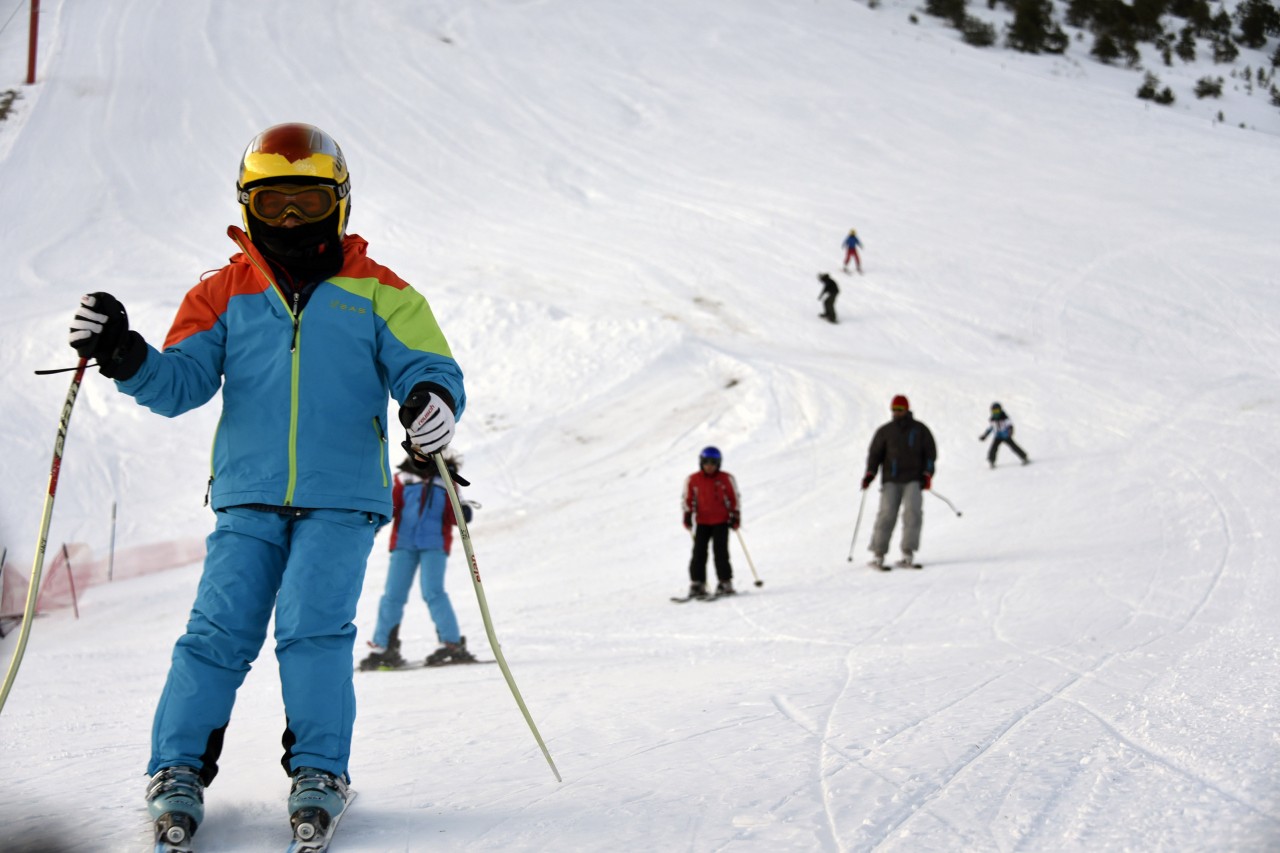 Gümüşhane’de Yarıyıl Tatilinde 120 Çocuk Kayak Öğrendi 20