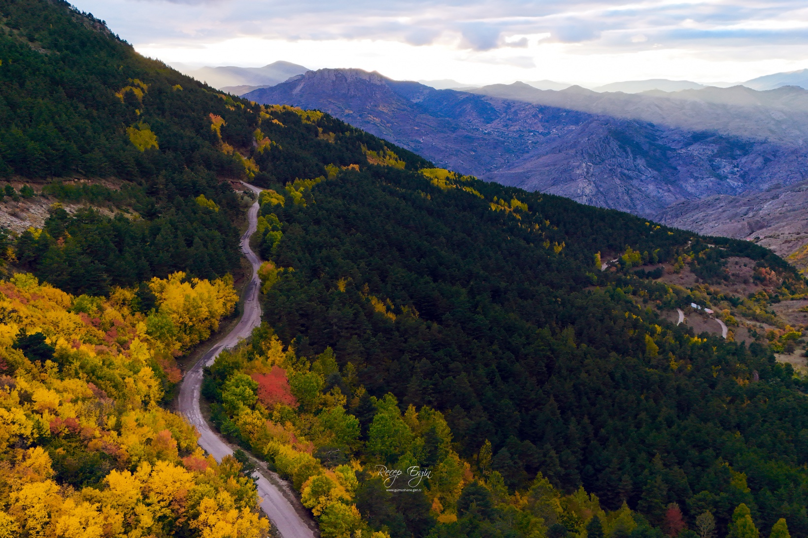Gümüşhane sonbaharın altın renklerine büründü 13