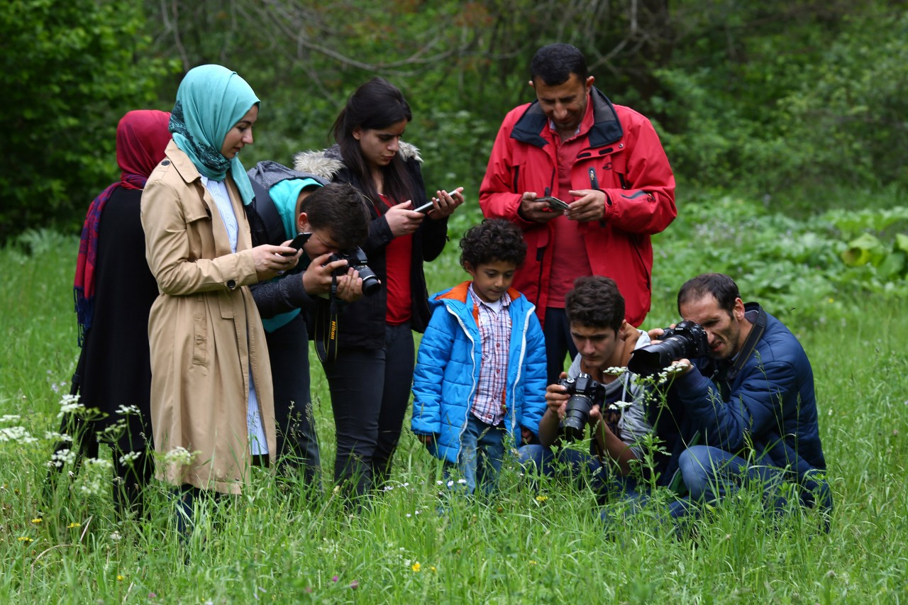 Genç fotoğrafçılar makro eğitiminde 6