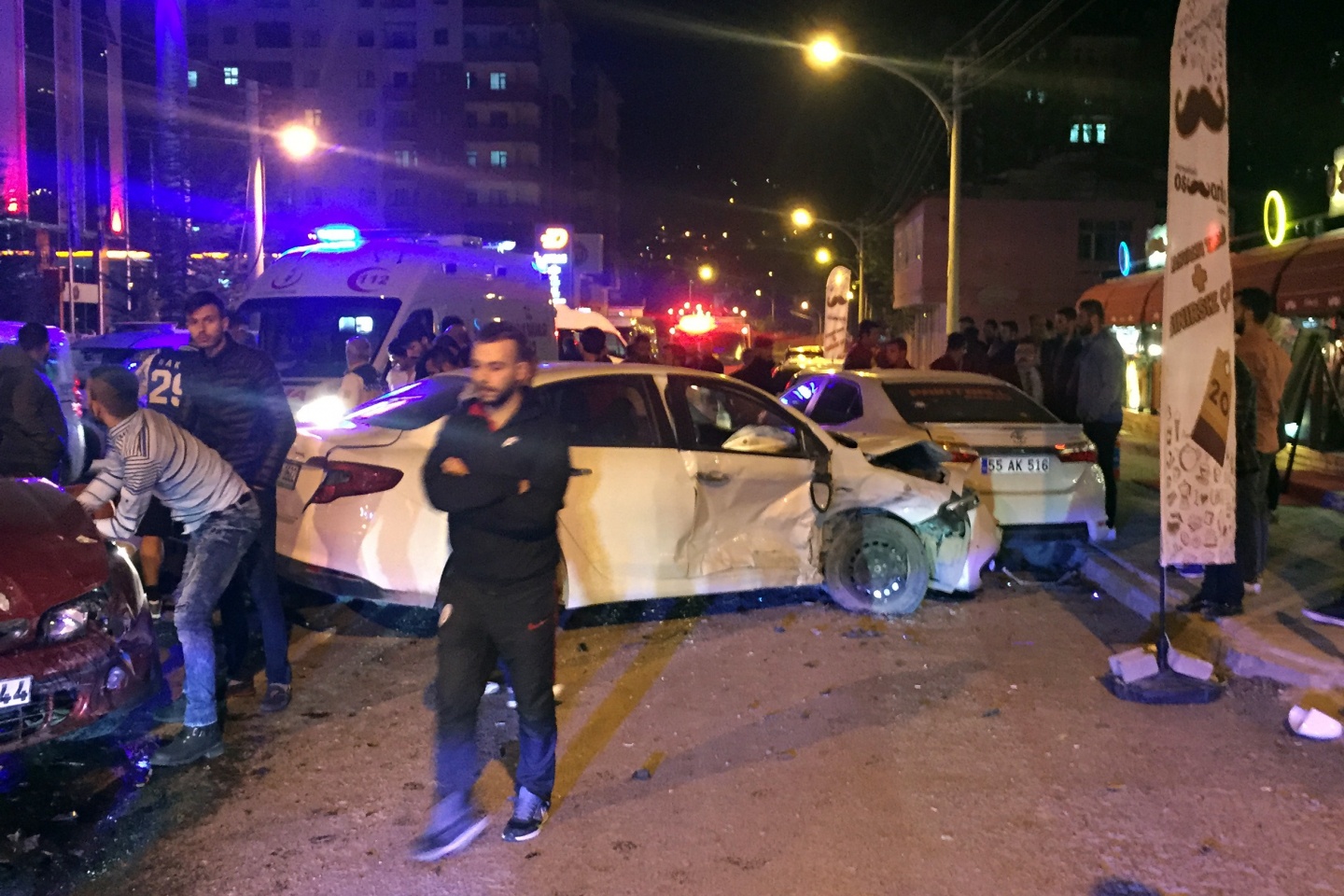 Gümüşhane’de zincirleme trafik kazası 2