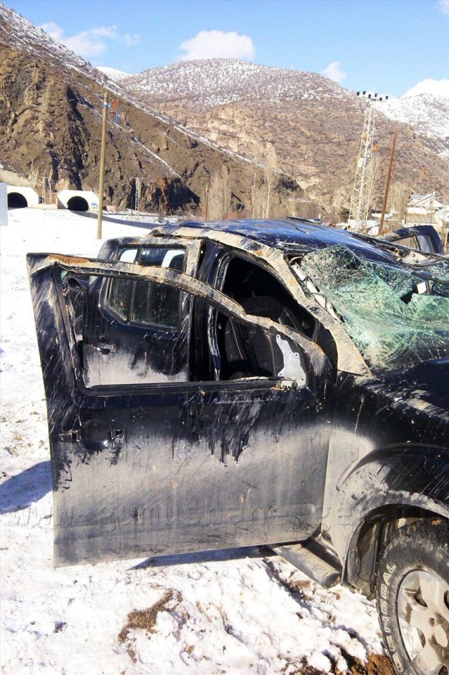 Gümüşhane’de 2 kaza 4 yaralı 2