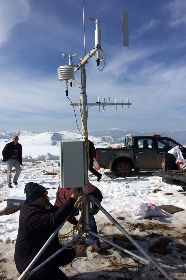 Süleymaniye Kayak Merkezinden ilk meteorolojik veriler alındı 1