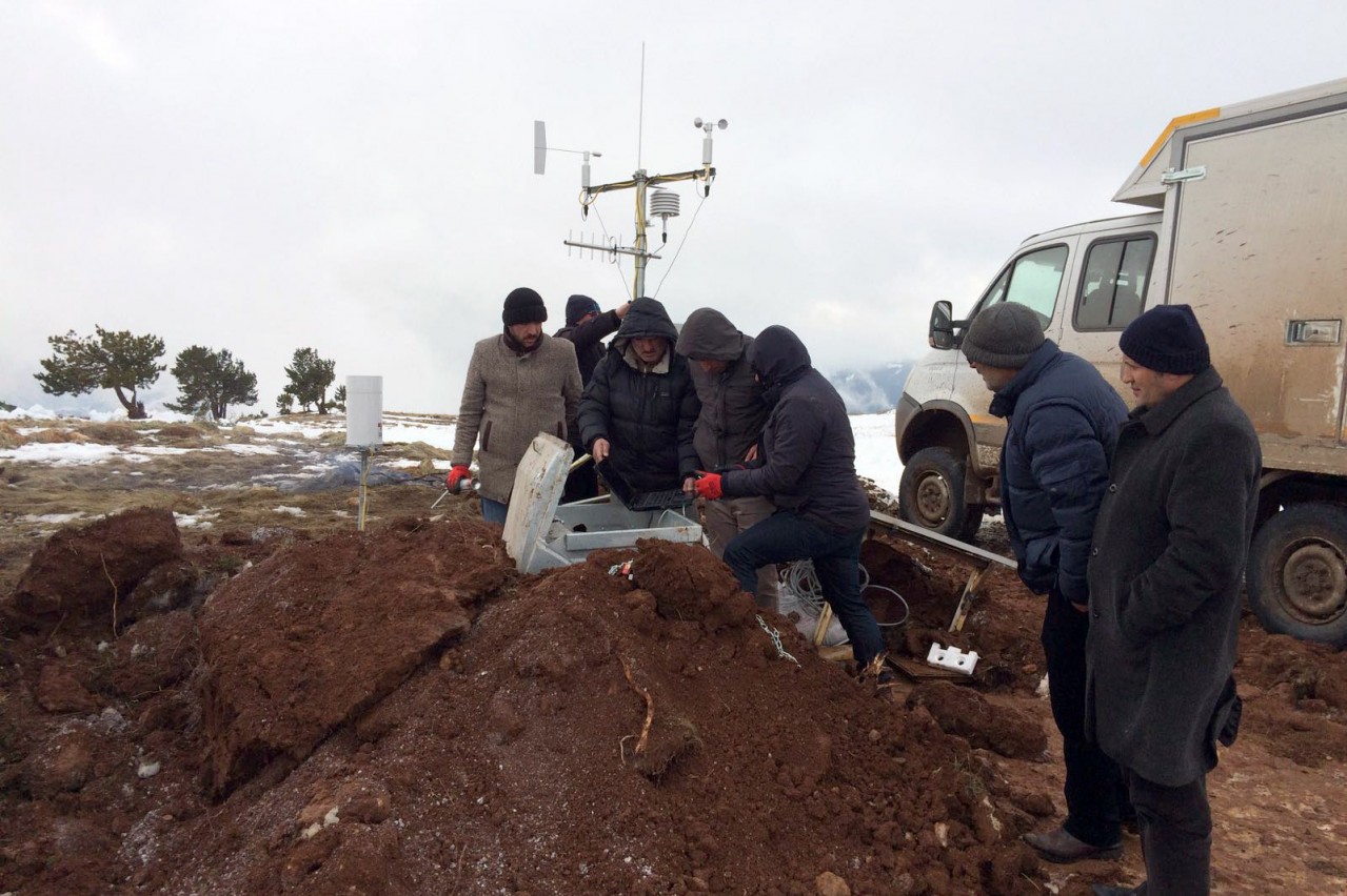 Süleymaniye Kayak Merkezinden ilk meteorolojik veriler alındı 11