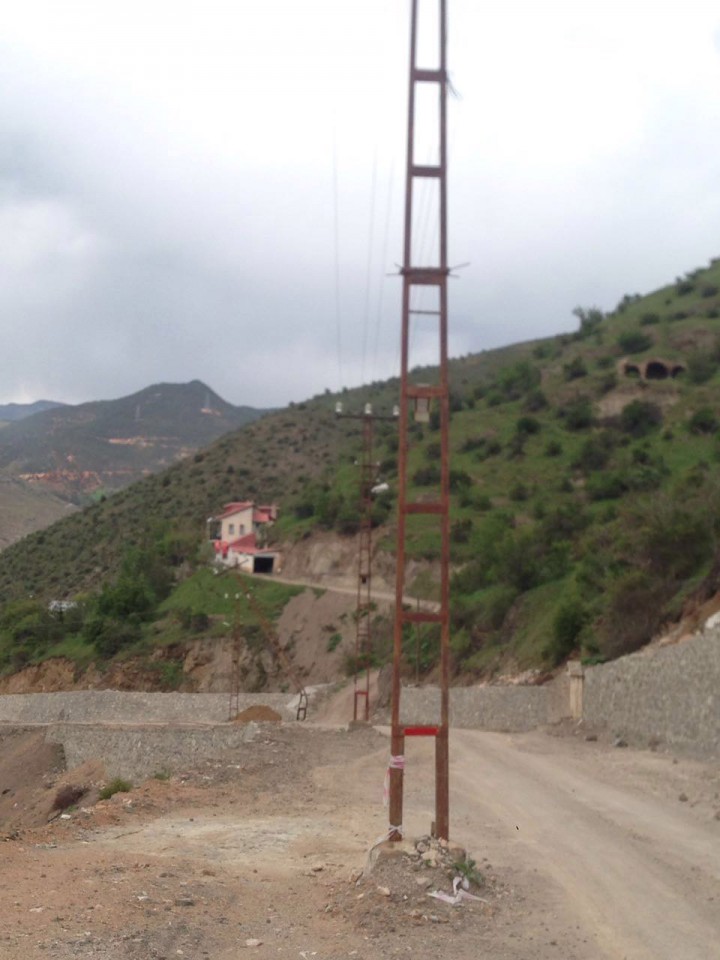 Süleymaniye yolunda çalışmalara direk engeli 2