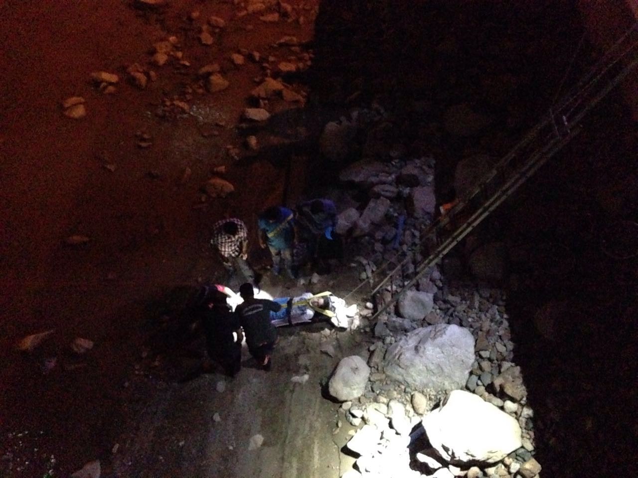 Bisikletiyle Harşit Çayına düştü 7