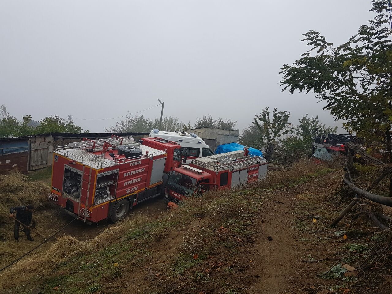 Cebeli köyünde yangın 4