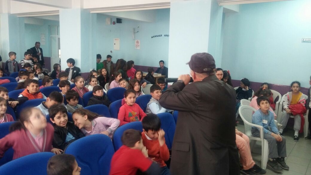 Yazar Cumhur Turan, Yusuf Çiftçioğlu İlkokulunda öğrencilerle buluştu 5