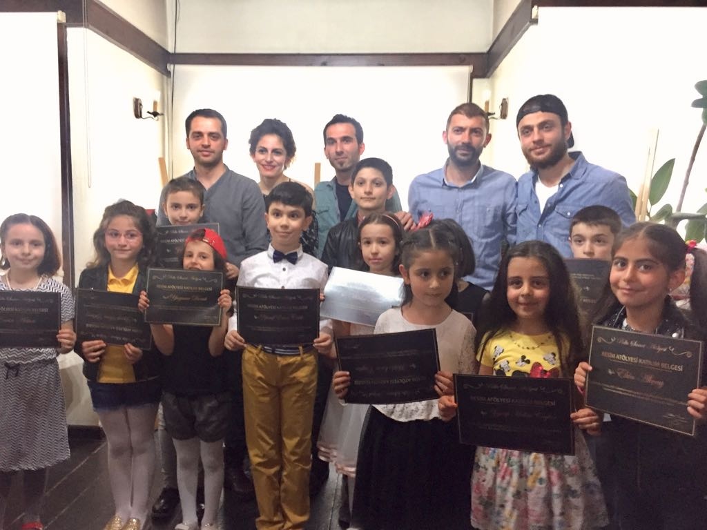 6 aylık emeklerini sergilediler 31