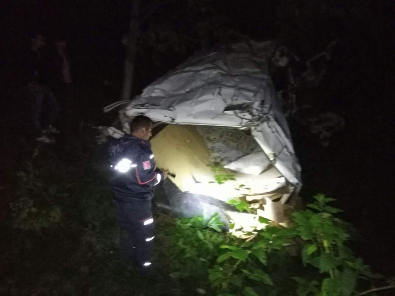 Kürtün’de trafik kazası: 1 ölü 4