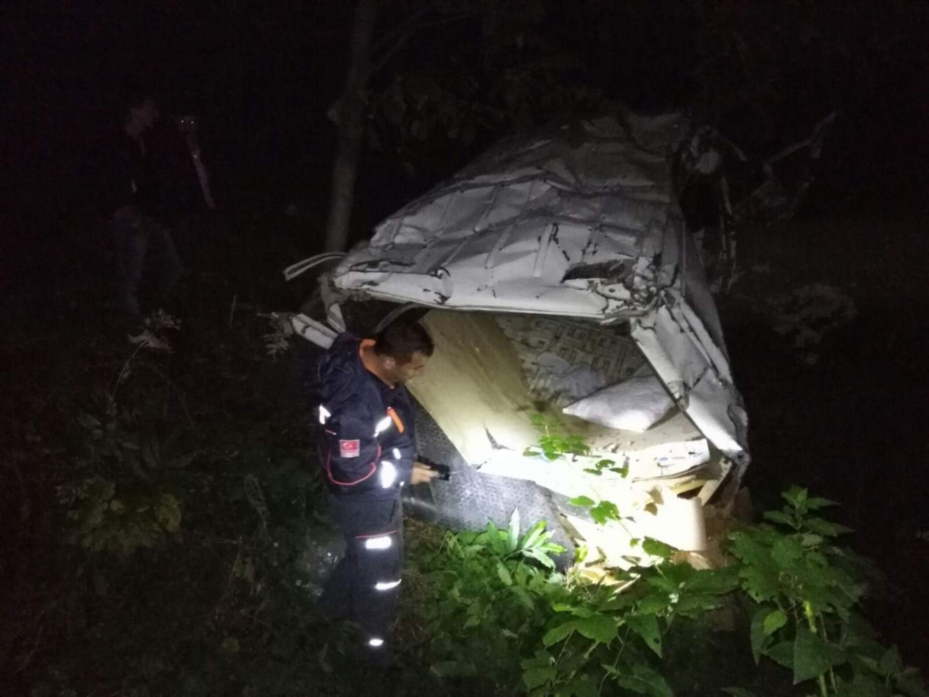 Kürtün’de trafik kazası: 1 ölü 2