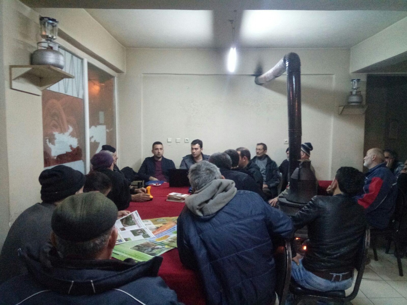 Çiftçilere gece eğitimleri devam ediyor 22