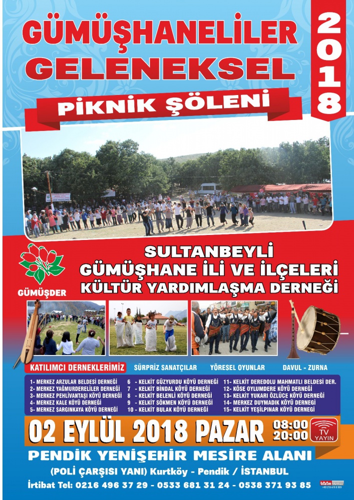 Geleneksel Sultanbeyli Gümüşhaneliler Derneği pikniği yapıldı 18