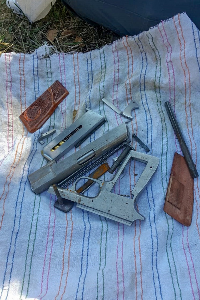 Kürtün'de kaçak silah imalathanesine baskın 2