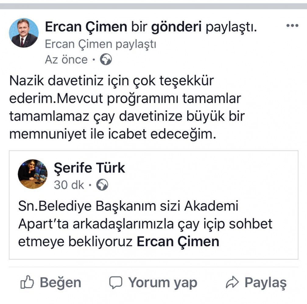 Başkan Çimen, öğrencilerin talebini geri çevirmedi 1