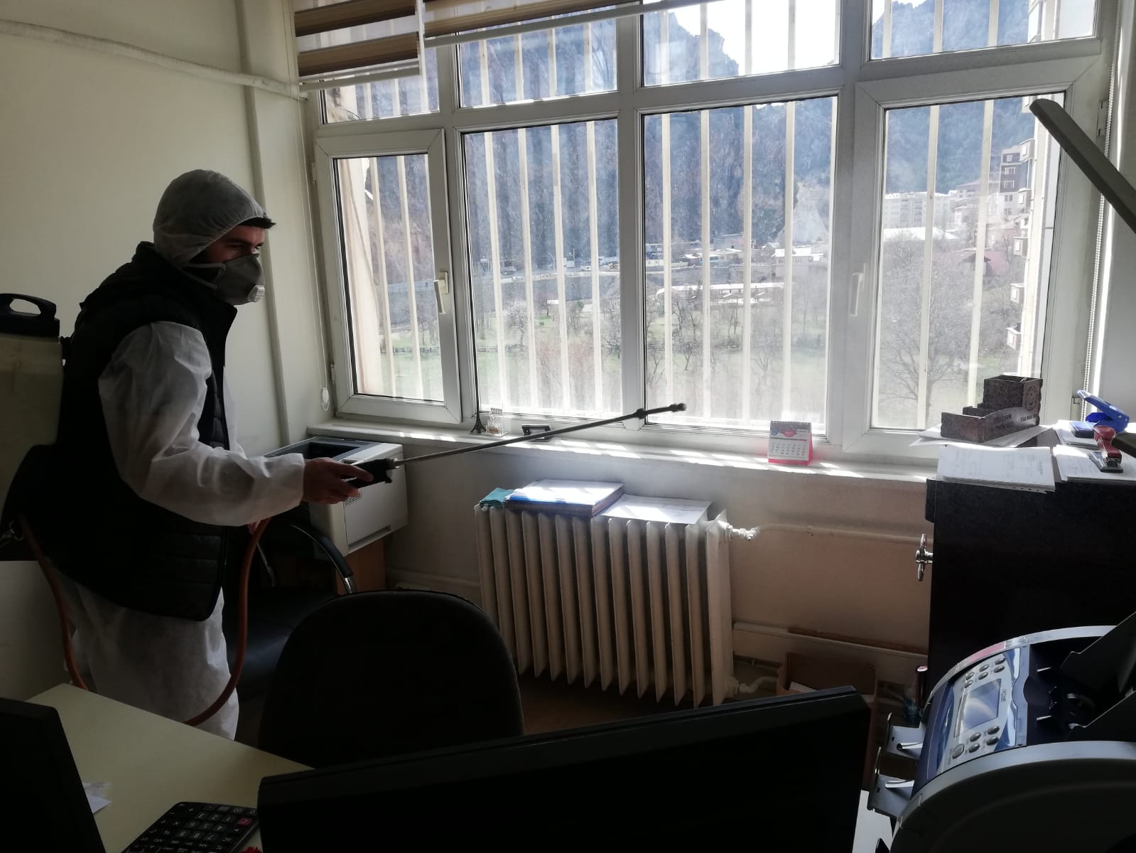 Torul’da dezenfekte çalışmaları yapıldı 8